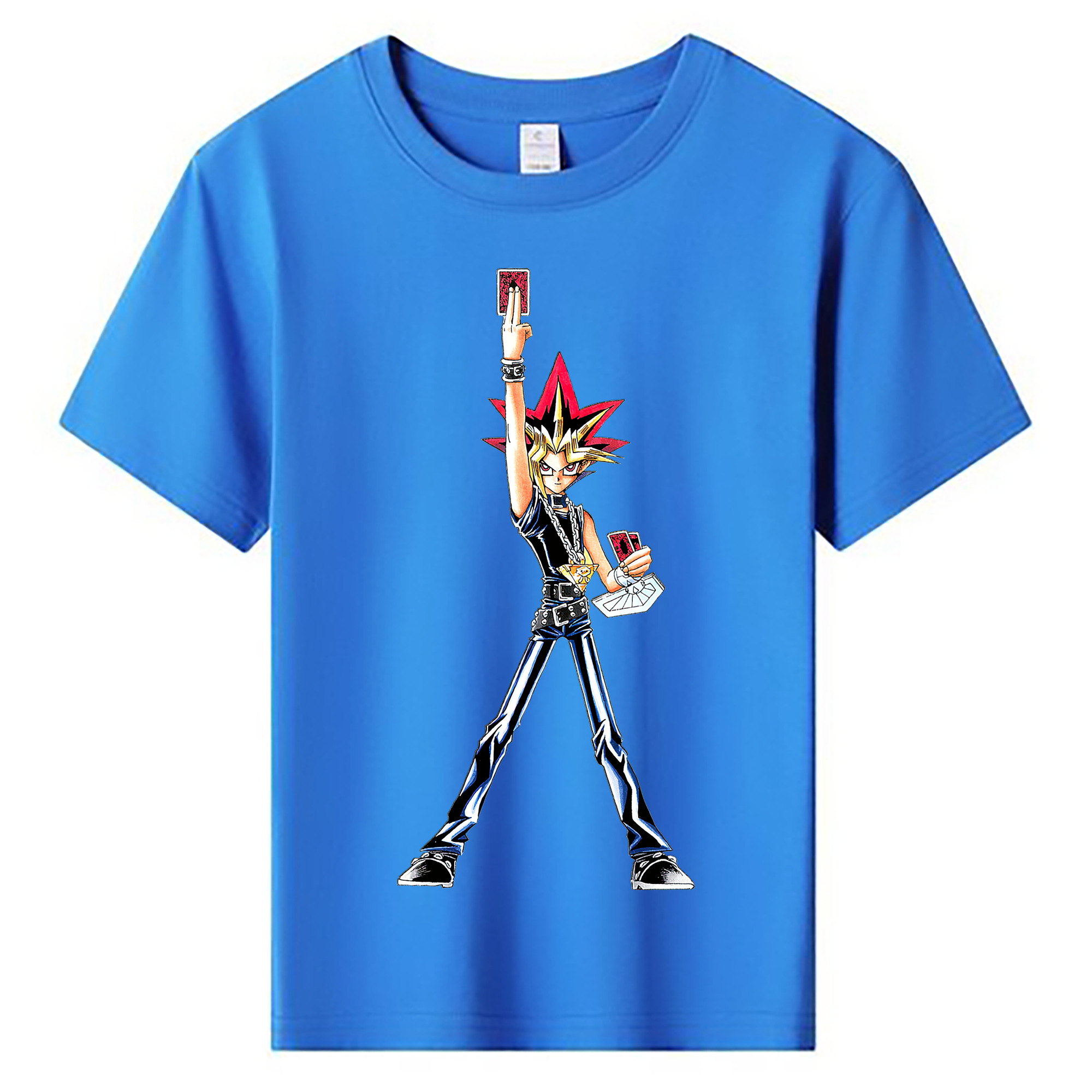 （画像用） 遊☆戯☆王 Yu-Gi-Oh! 綿100％キッズTシャツ（フロントプリント）